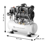 STAHLWERK KOMPRESOR 10L 1400W 1