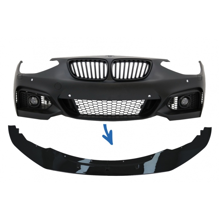 b2b front bumper lip spoiler suitable for bmw 1 5993948 6040181