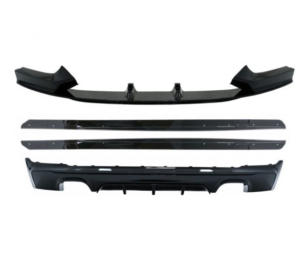 b2b rear diffuser double outlet with front spoiler 6000617 6077007