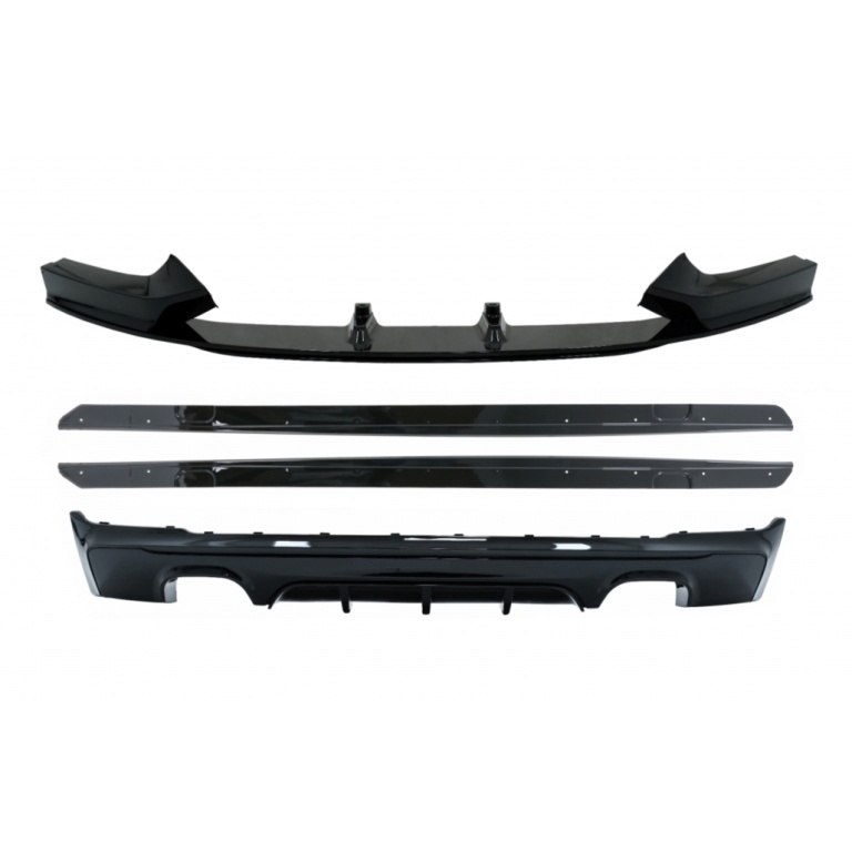 b2b rear diffuser double outlet with front spoiler 6000617 6077007