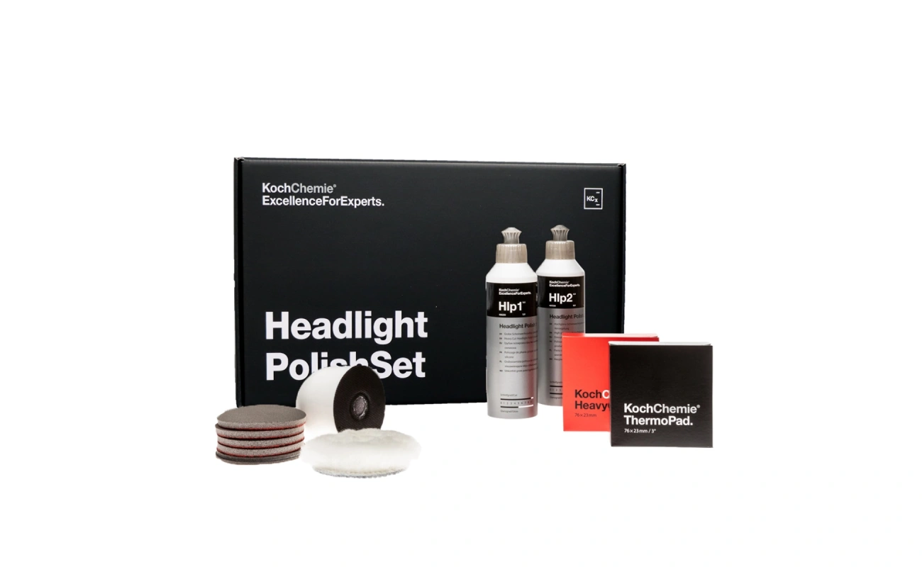 headlight polish set