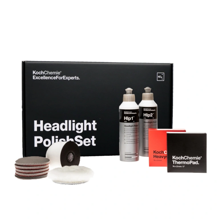 headlight polish set