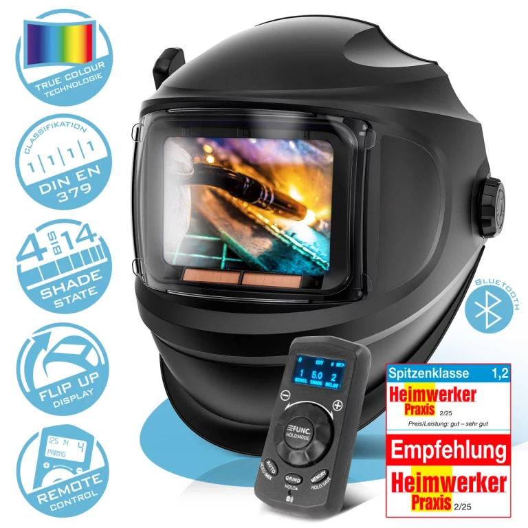 psa automatik schweisshelm schweissschild schweissermaske true colour master