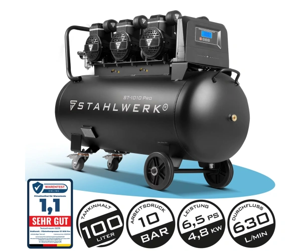 druckluft kompressor fluesterkompressor luftkompressor silentkompressor kolbenkompressor st100pro
