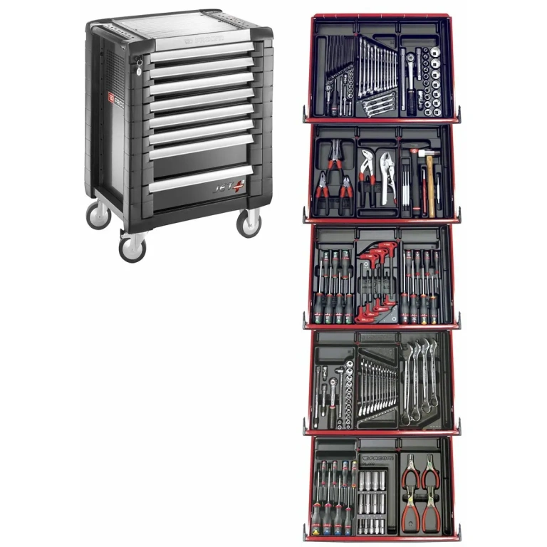 facom jet werkzeugwagen 6 schubladen power schwarz 1101