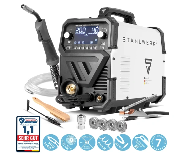 igbt schutzgas schweissgeraet mig mag 200 spot puls pro digital