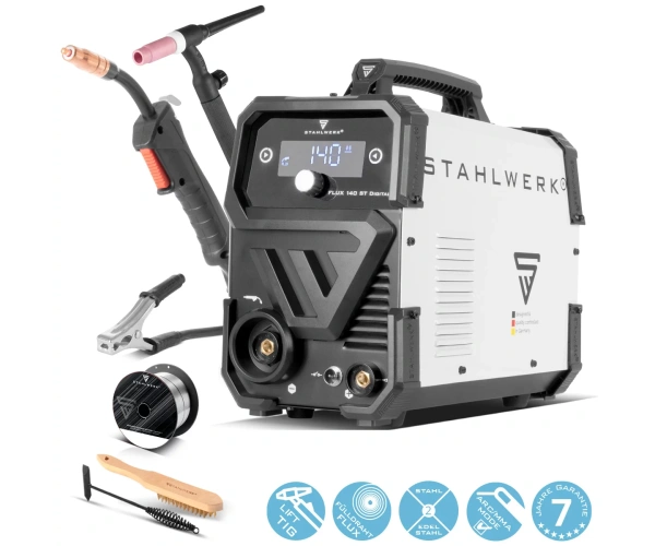 igbt schweissgeraet flux 140st digital lift tig starter set