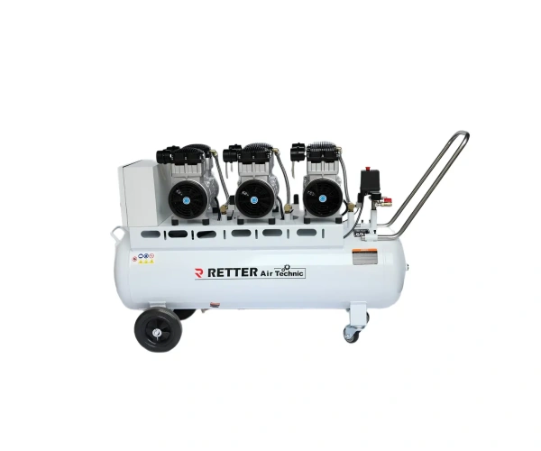 retter druckluft fluesterkompressor 120l 4500 w profi kompressor