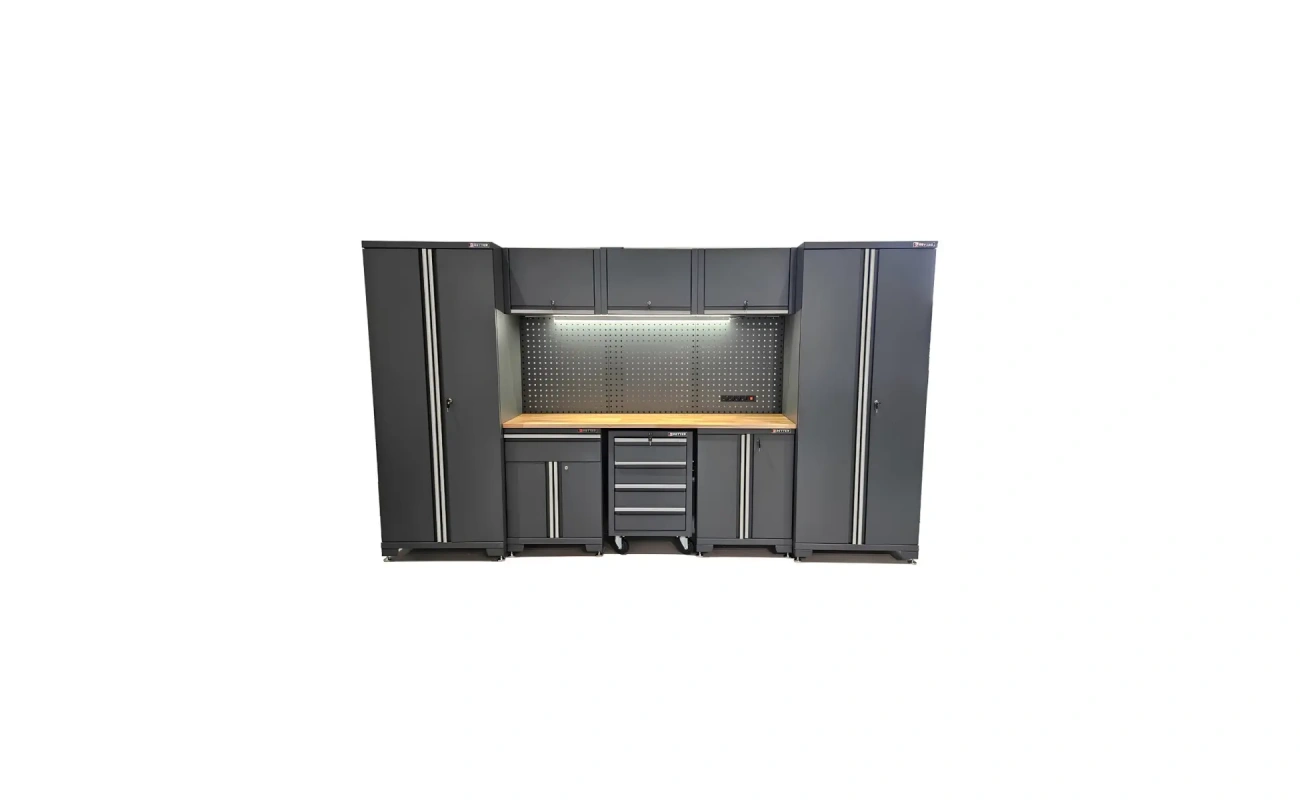 retter werkstatteinrichtung 3300 x 480 x 1905 set 16 tlg schranksystem rtx 8000 (1)