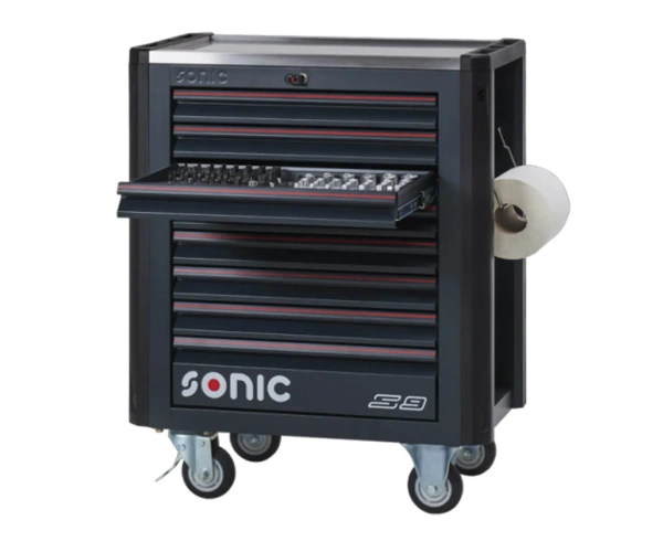 sonic s9 werkzeugwagen grau 384 tlg