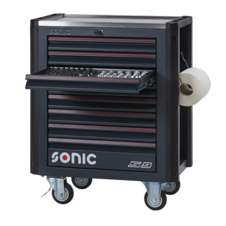 sonic s9 werkzeugwagen grau 384 tlg
