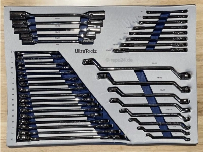 ultratoolz werkstattwagen befuellt mit werkzeug 6 7 mit grossem seitenfach chrom vanadium~5