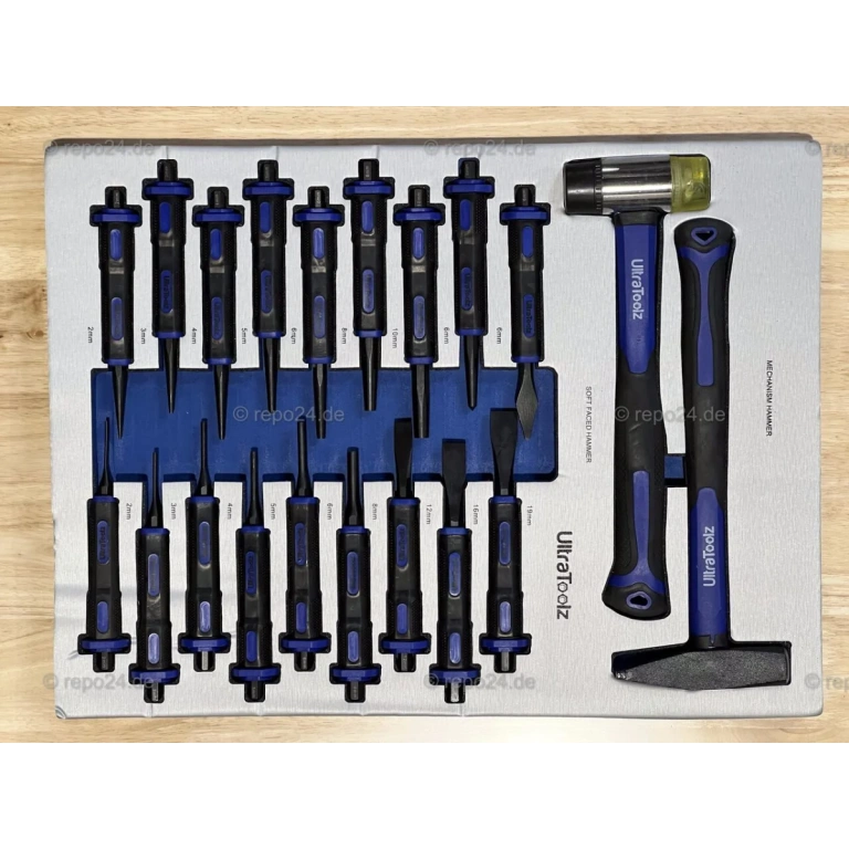 ultratoolz werkstattwagen befuellt mit werkzeug 6 7 mit grossem seitenfach chrom vanadium~7