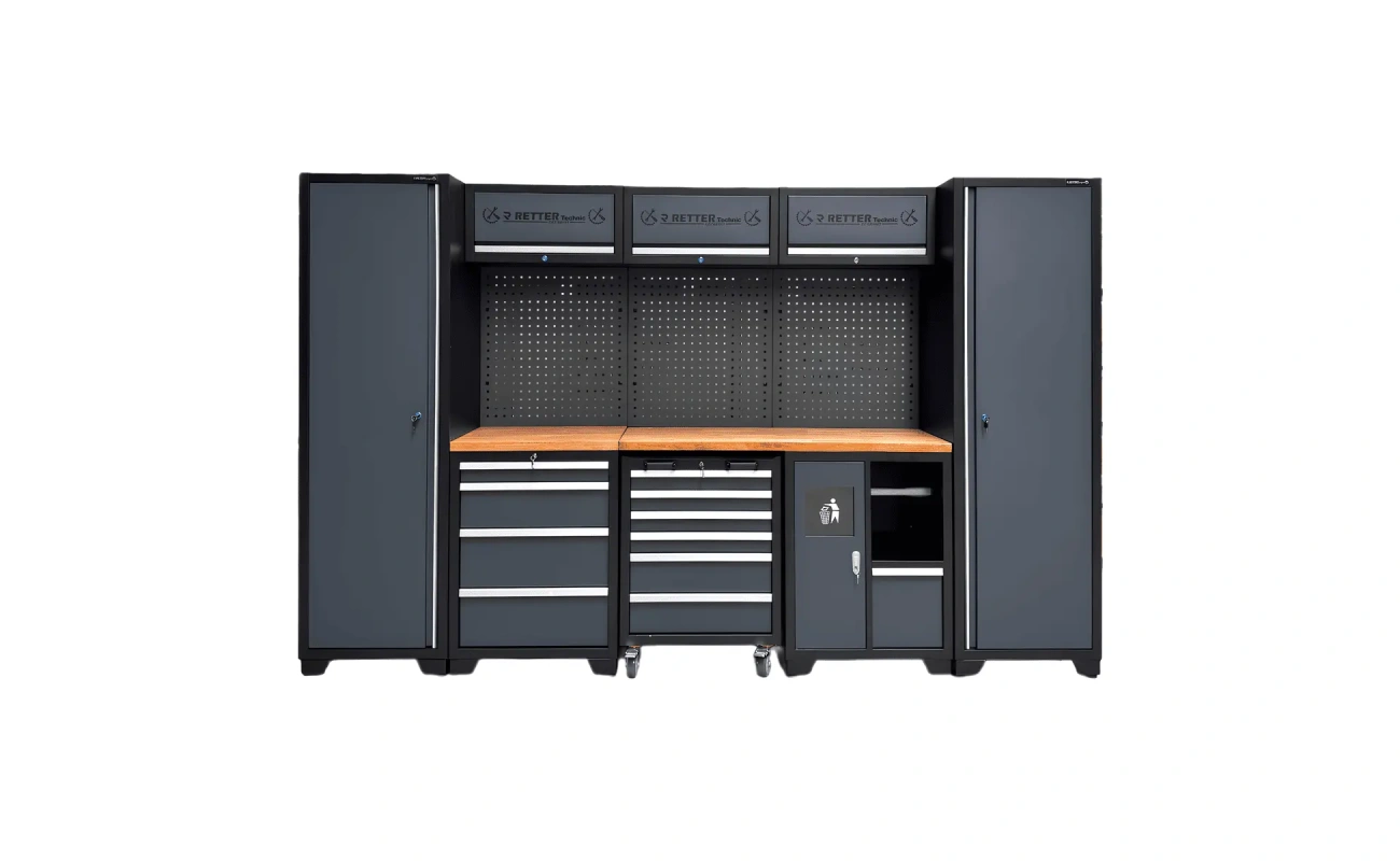 werkstatteinrichtung retter rtx1100 11 teilig 3240x500x2040