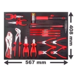 werkstattwageneinlage 18tlg zagen set rtn1479