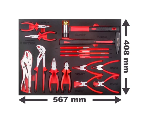 werkstattwageneinlage 18tlg zagen set rtn1479