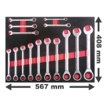 werkstattwageneinlage gabel ring mit ratschen rtn1403